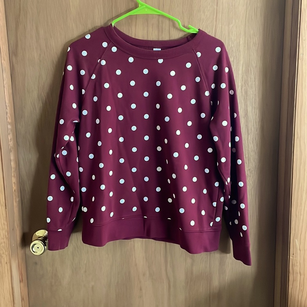 Old Navy Polkadot Crewneck